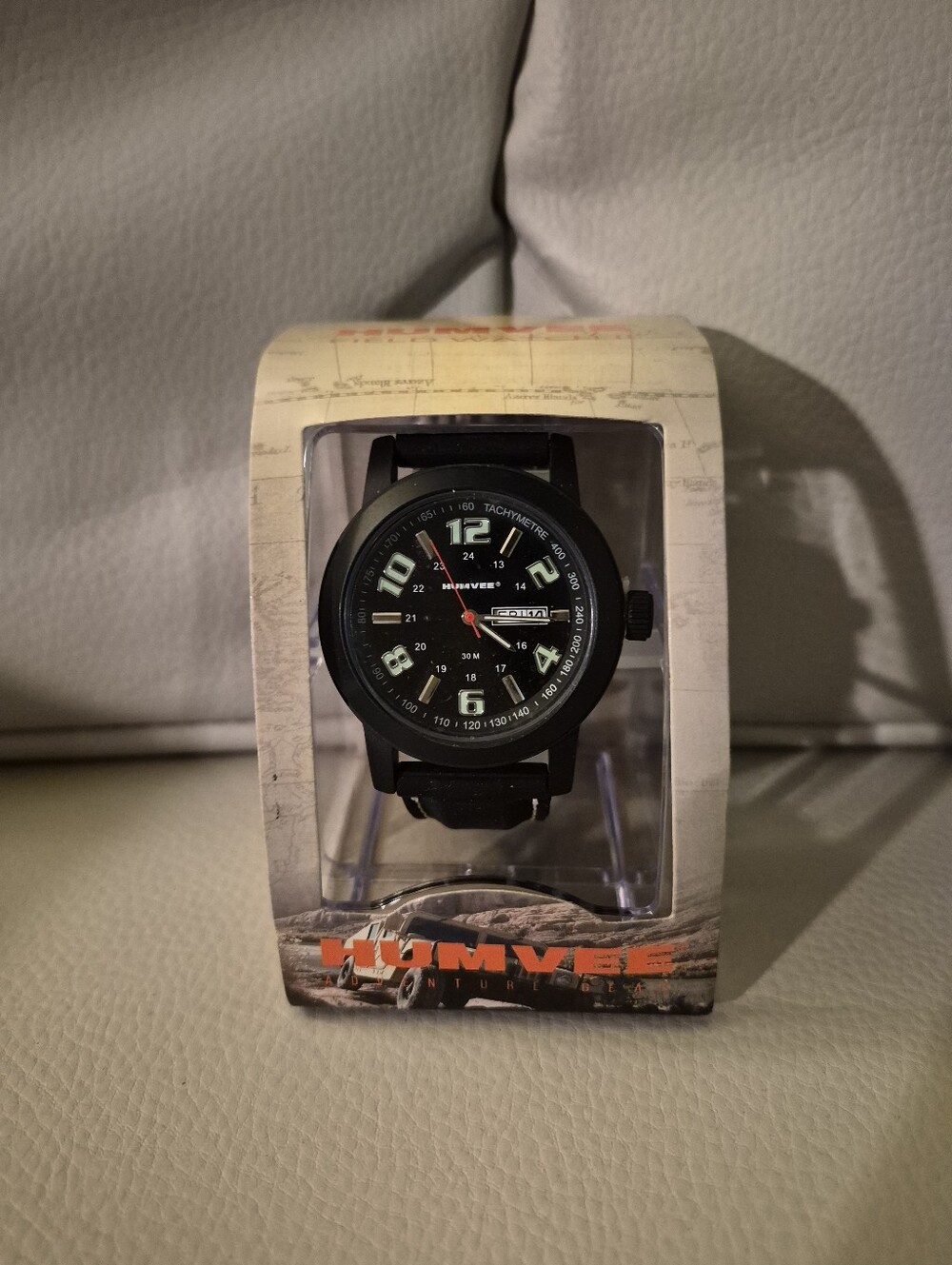 New In Box Humvee Black Military-Style Men's Watch